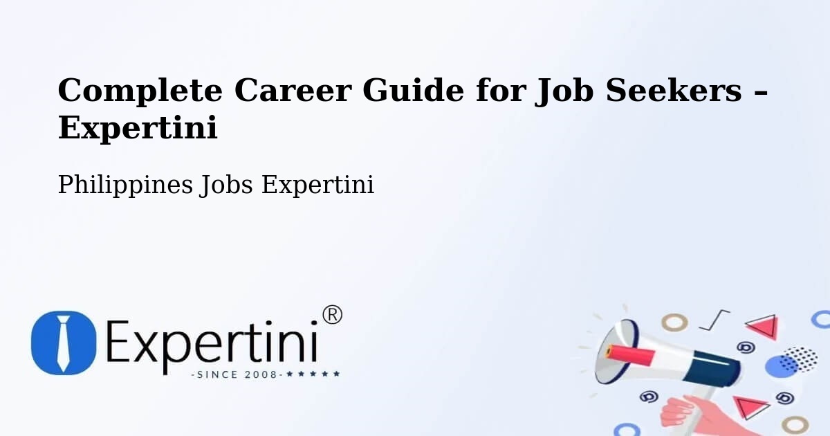 Career Guide for Job Seekers – Tacurong - Tacurong, Philippines Jobs Expertini